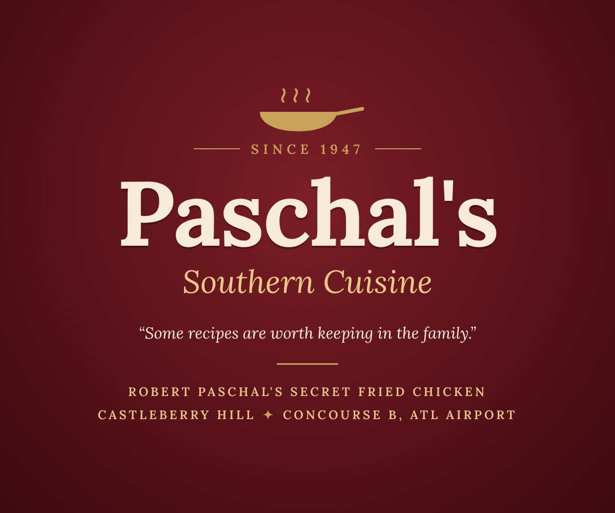 Paschal's Southern Cuisine, since 1947